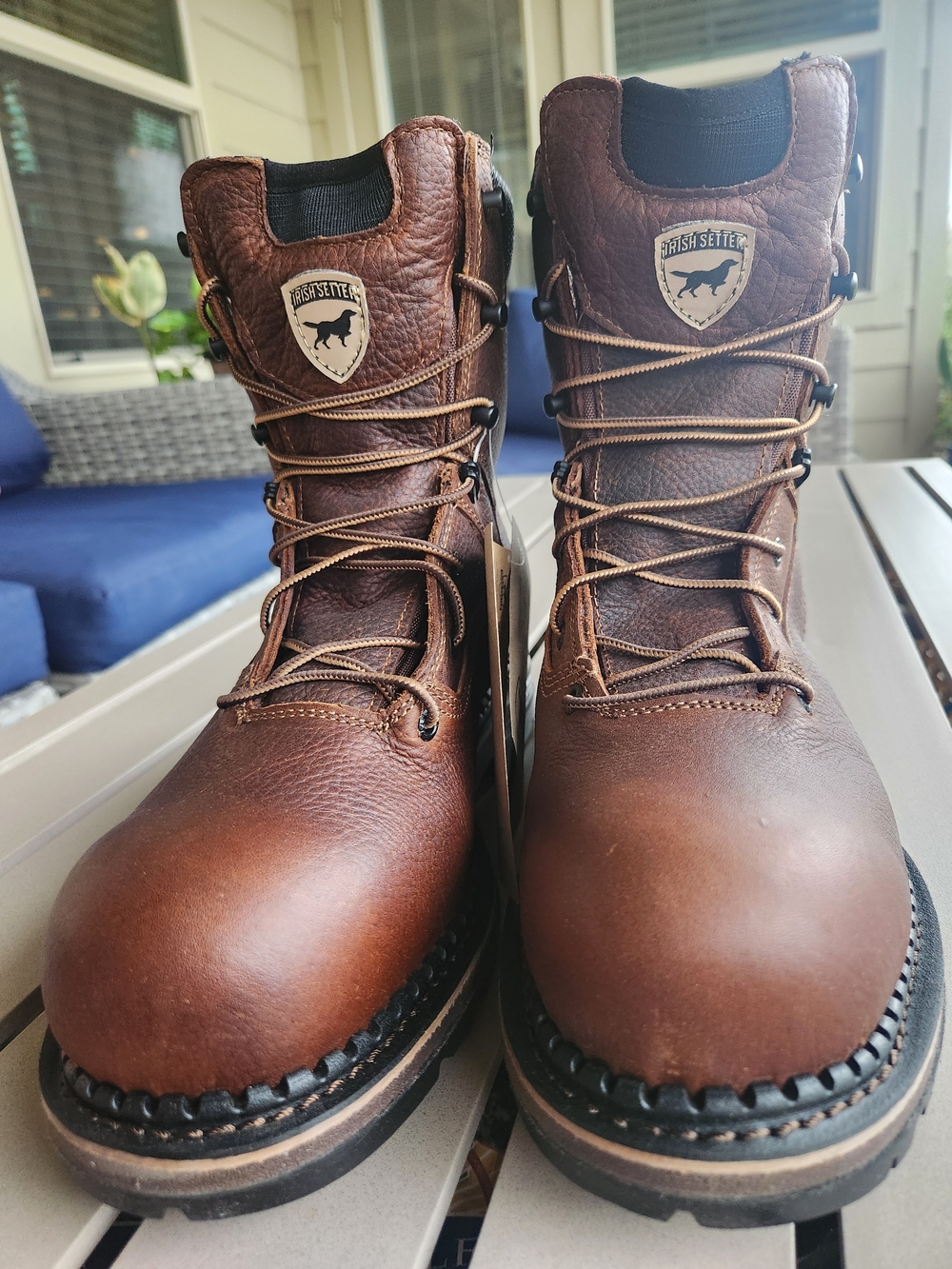 Red Wing Irish Setter Men's Brown Leather Work Boots Size 11D